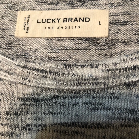 Lucky brand Black and white fleck shirt stretchy and super soft New with tags - Picture 1 of 10